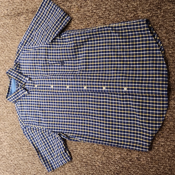 Men's Dress Shirt Bundle Size M George/Chaps/Beverly Hills Polo Club Plaids - Picture 6 of 14